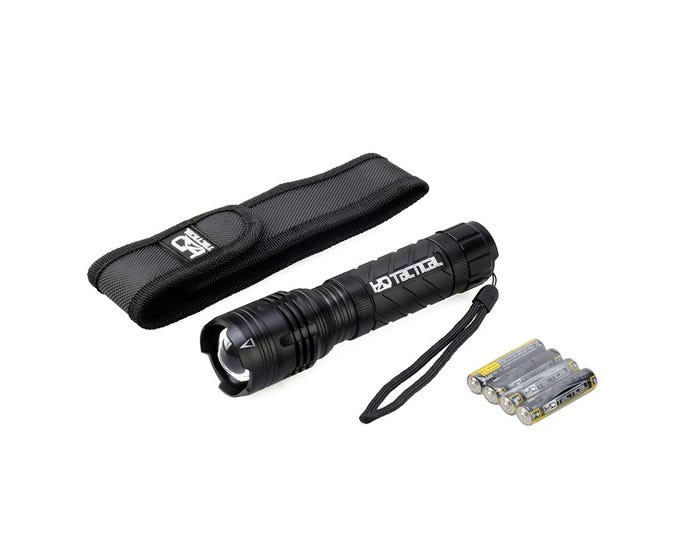 HD Tactical 800 LED Flashlight with Carry Case 12742