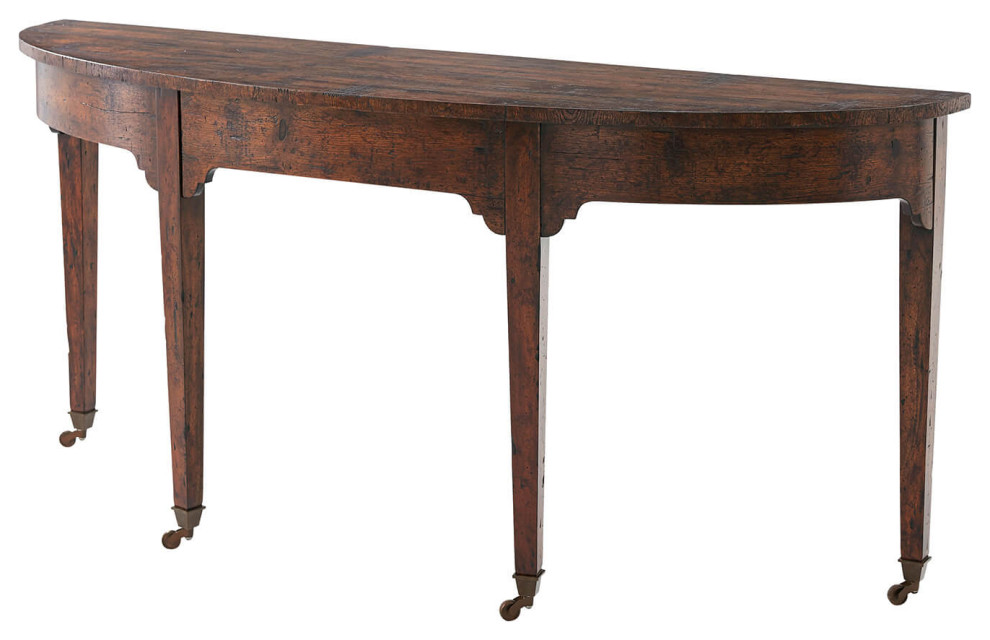 Georgian Bowfront Console Table   Traditional   Console Tables   by English Georgian America  Houzz