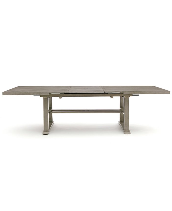 Agio Wayland Aluminum 87 x 40 (extends to 110) Outdoor Extension Dining Table