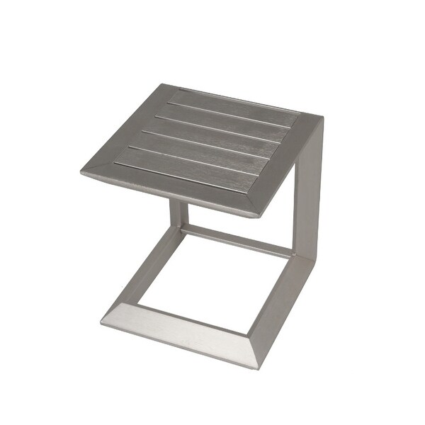 Modern All Aluminum Outdoor Coffee Table