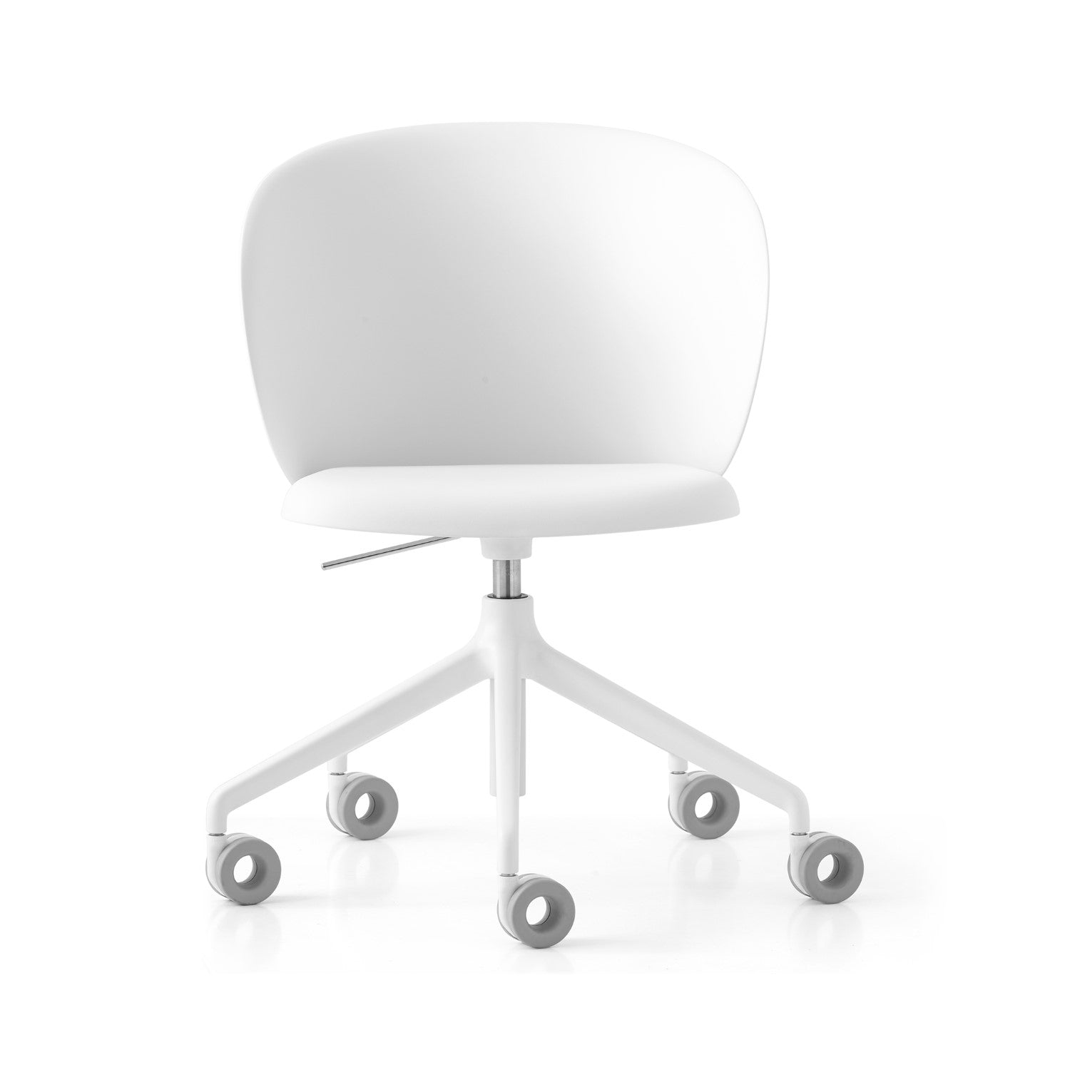 Tuka Indoor/Outdoor Optic White Base Swivel Office Chair