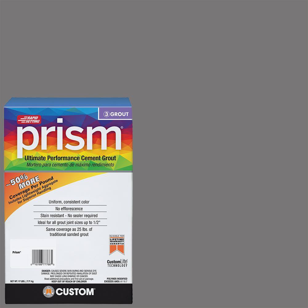 Custom Building Products Prism #19 Pewter 17 lb. Ultimate Performance Grout PG1917T