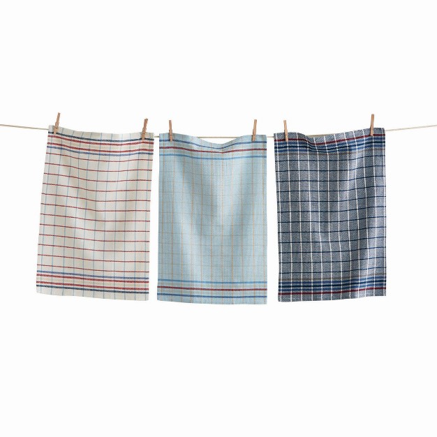 Tagltd American Check 4th Of July Dishtowel Set3