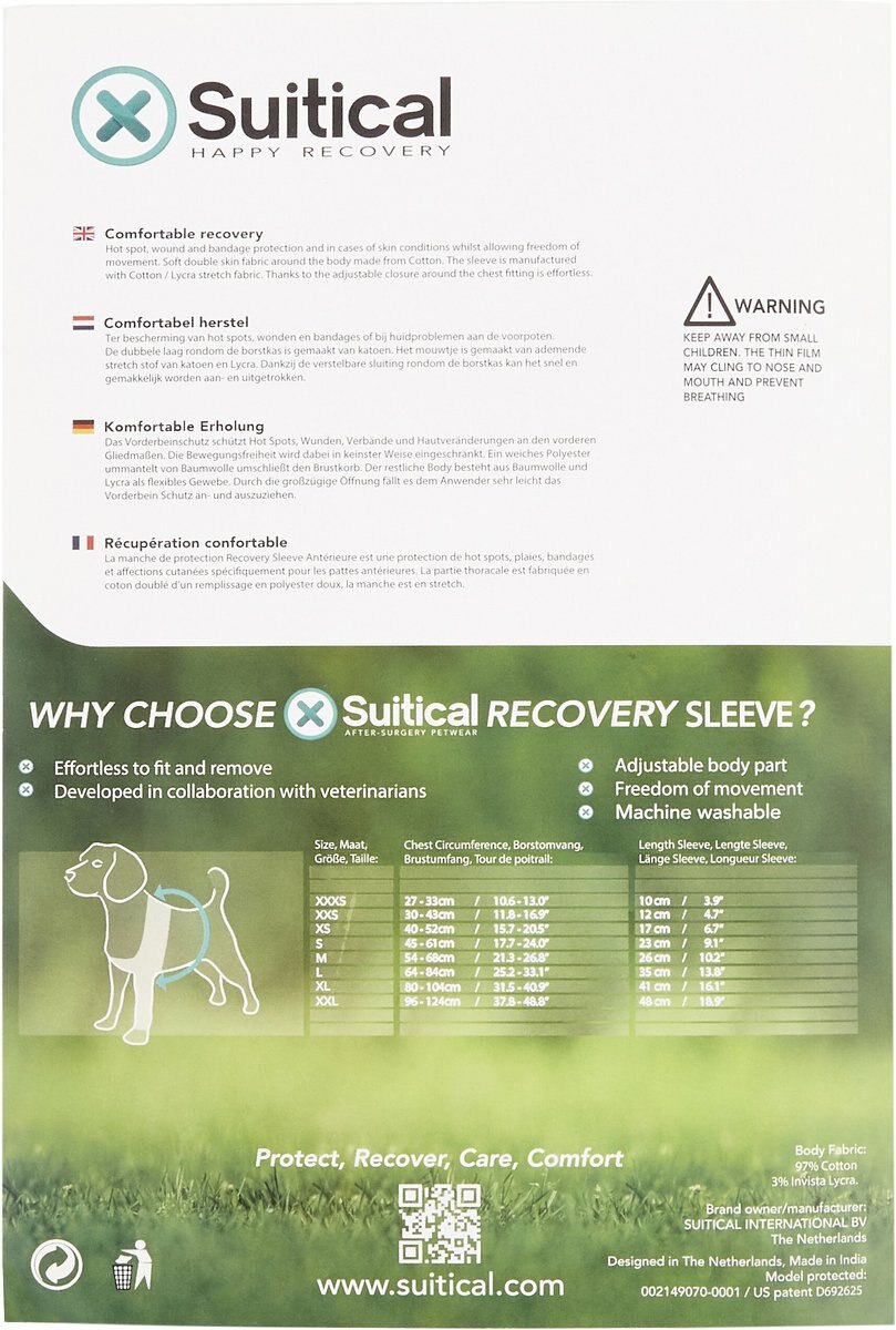 Suitical Recovery Sleeve for Dogs