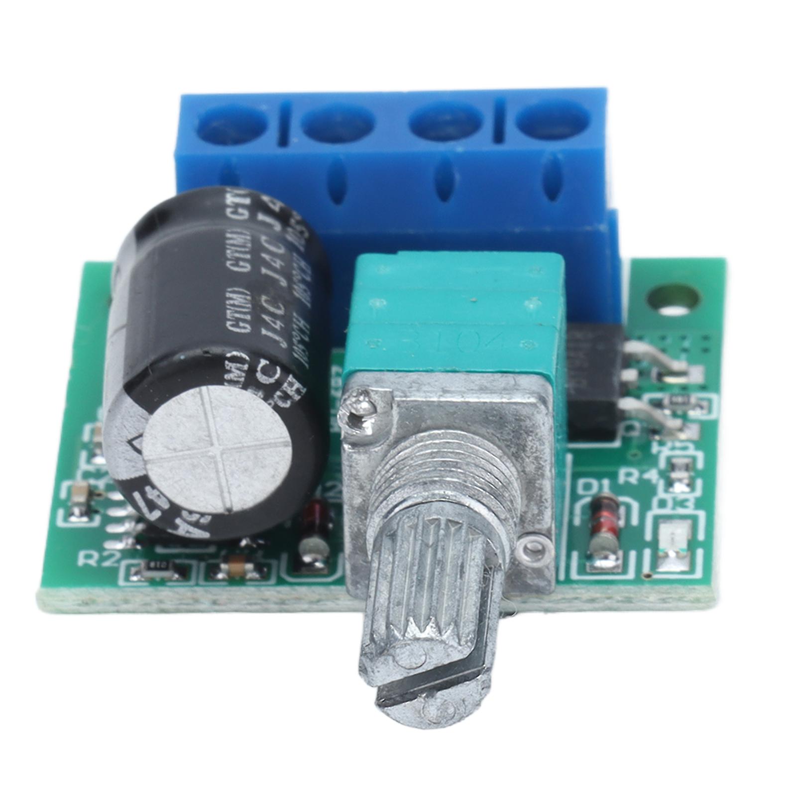 Pwm Motor Speed Controller 4.5v35v Dc Speeds Regulator Control Led Dimmer With Knob 05a