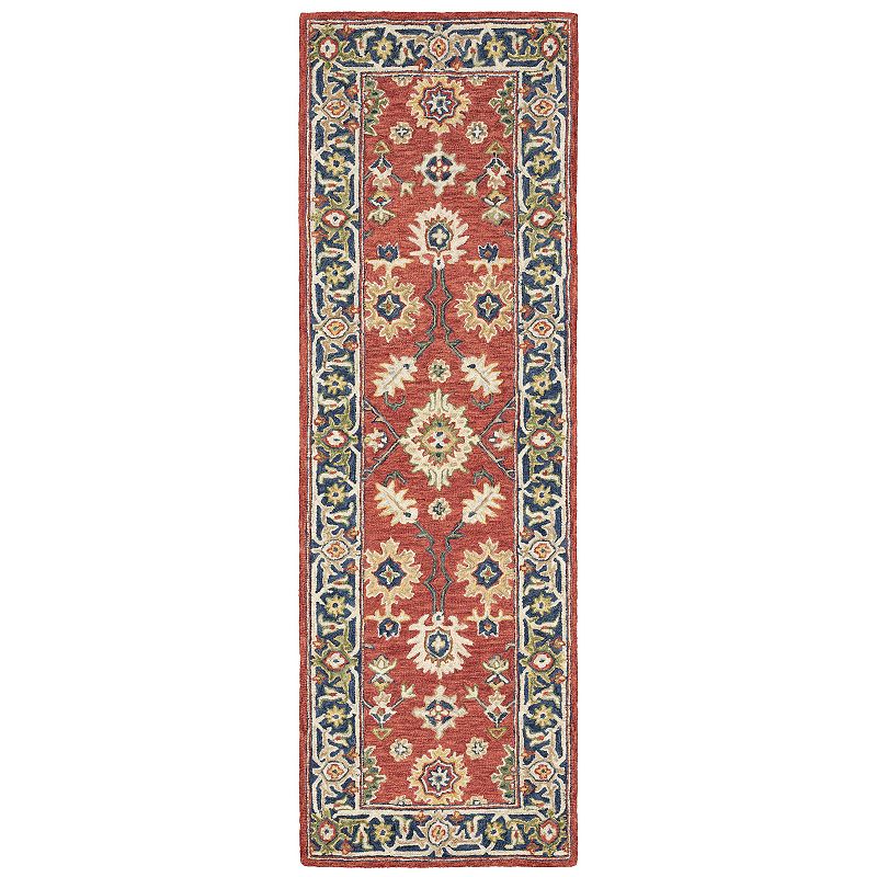 StyleHaven Andover Traditional Floral Handmade Wool Area Rug