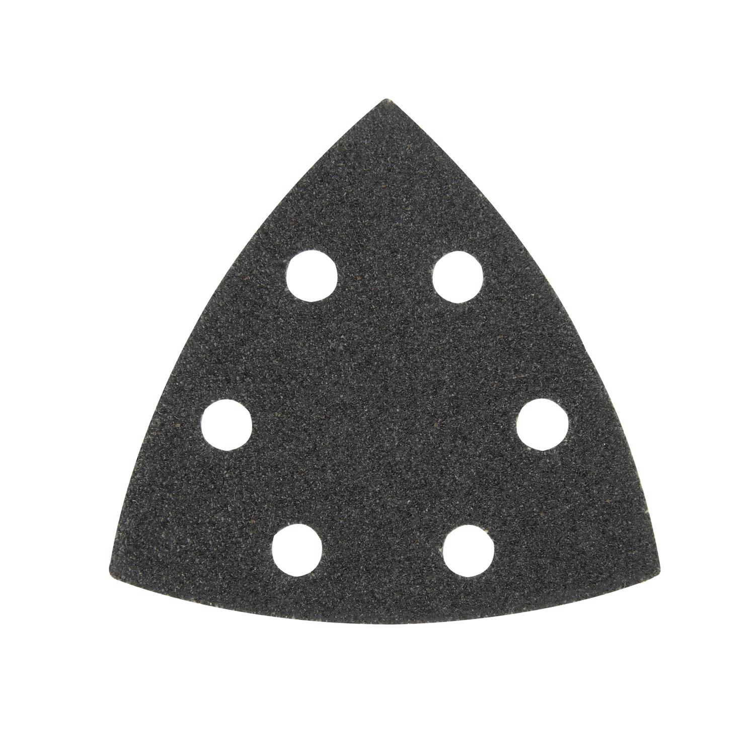 MW 3-1/2 in. Silicon Carbide 80 Grit Triangular Sanding Paper 6 pk