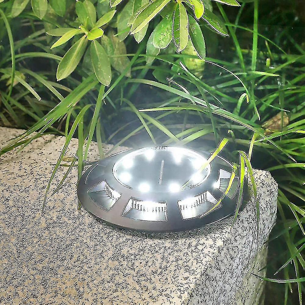 1/4 Solar Ground Light， Waterproof Solar Garden Light， Outdoor Buried Light， Path， Yard， Deck， Lawn，