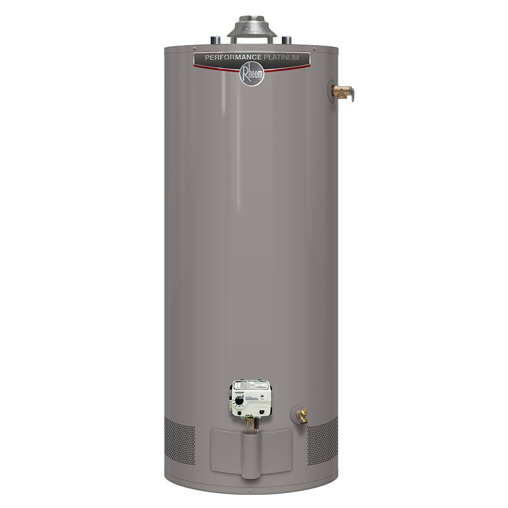 Rheem Performance Platinum 50 Gal. Short 12 Year 40000 BTU Natural Gas Tank Water Heater XG50S12HE40U0