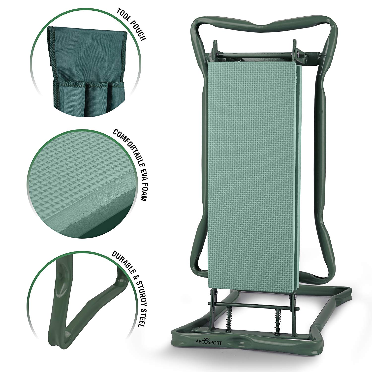 Garden Kneeler And Seat - Protects Your Knees, Clothes From Dirt & Grass Stains - Foldable Stool For Ease Of Storage