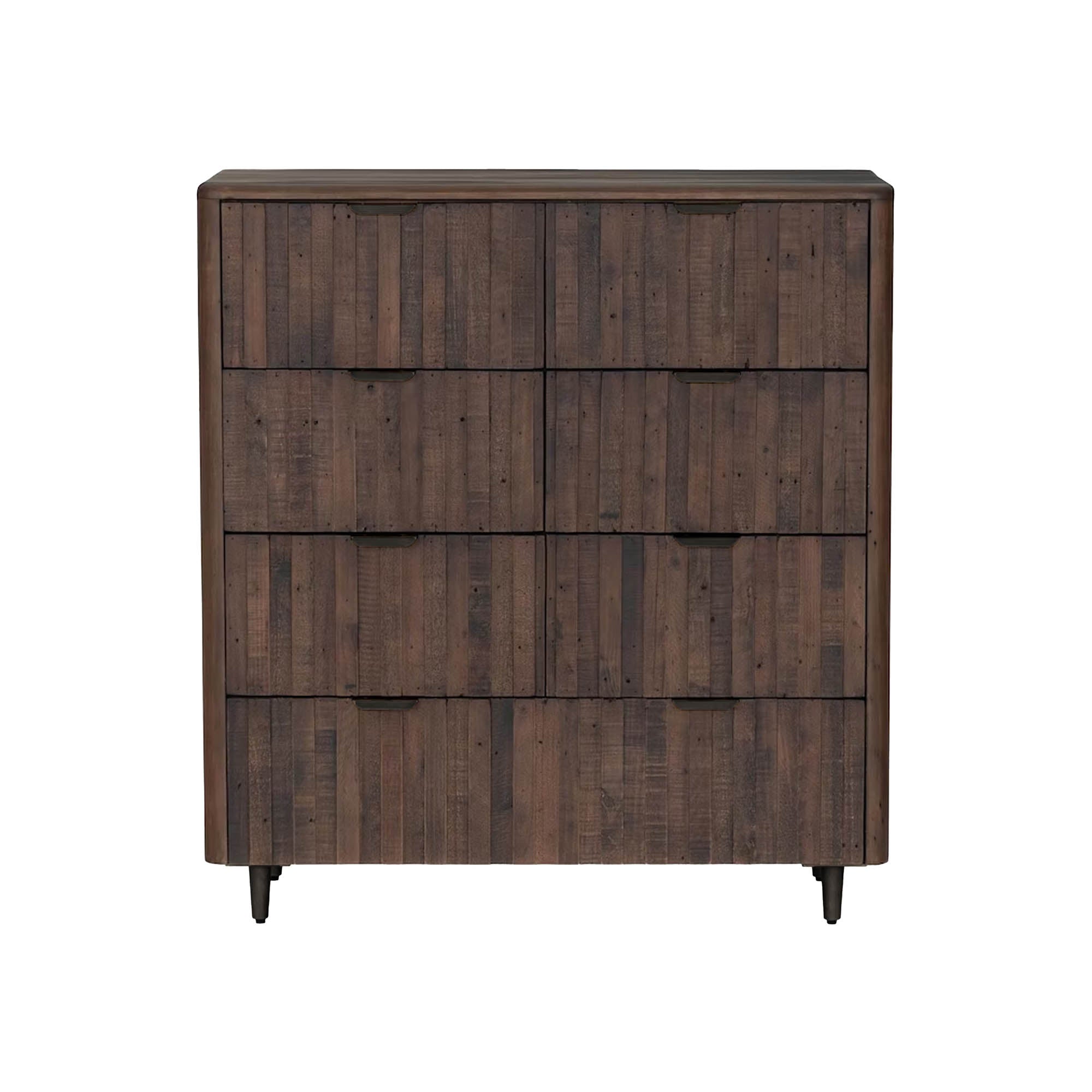 Lineo 7 Drawer Chest - Burnt Oak