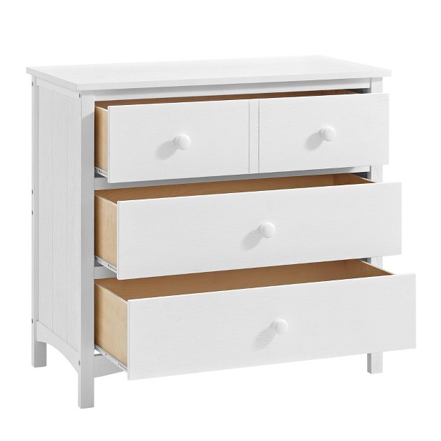 Oxford Baby Castle Hill 3 Drawer Dresser With Changing Top Barn White