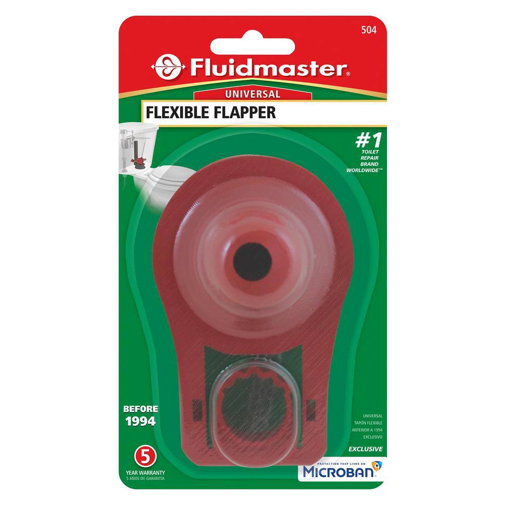 Fluidmaster 504 2 in. Universal Flexible Frame Chlorine Resistant Toilet Tank Flapper 504