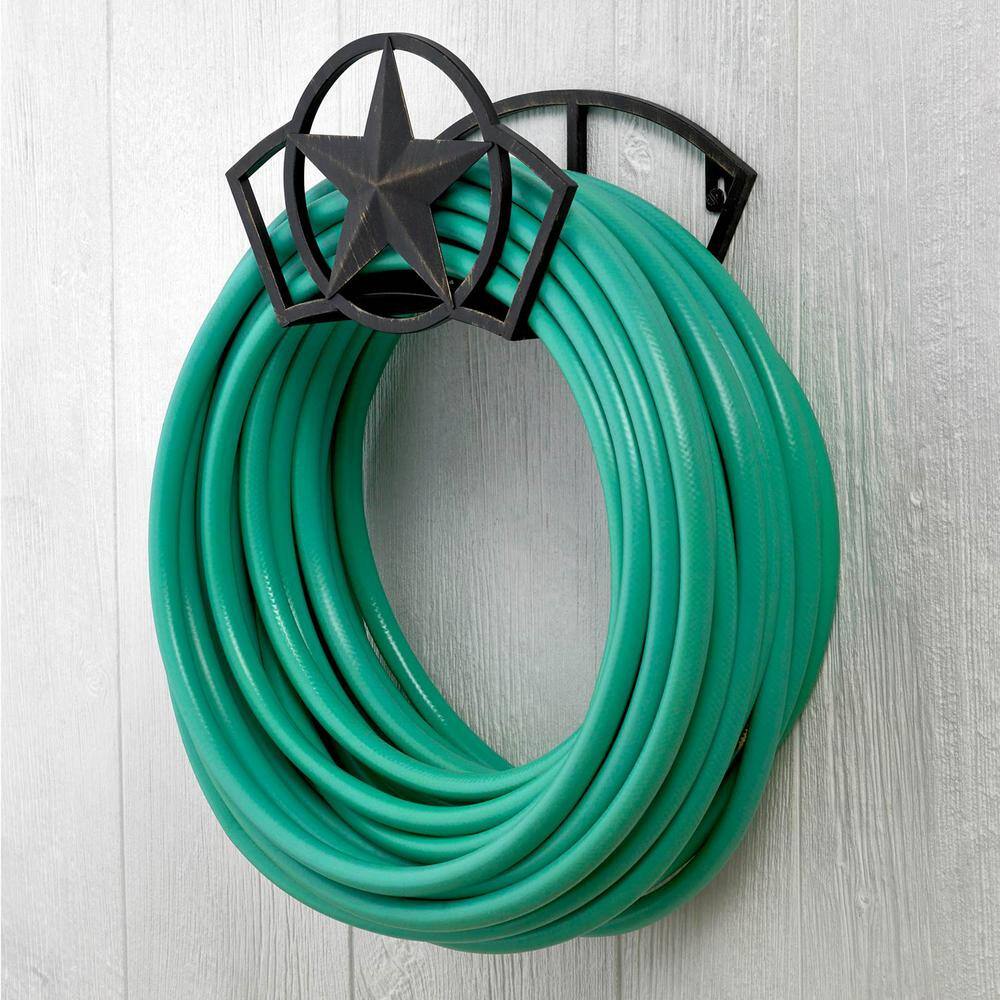 LIBERTY GARDEN Decorative Steel Liberty Star Garden Hose Wall Rack (2-Pack) 2 x LBG-234