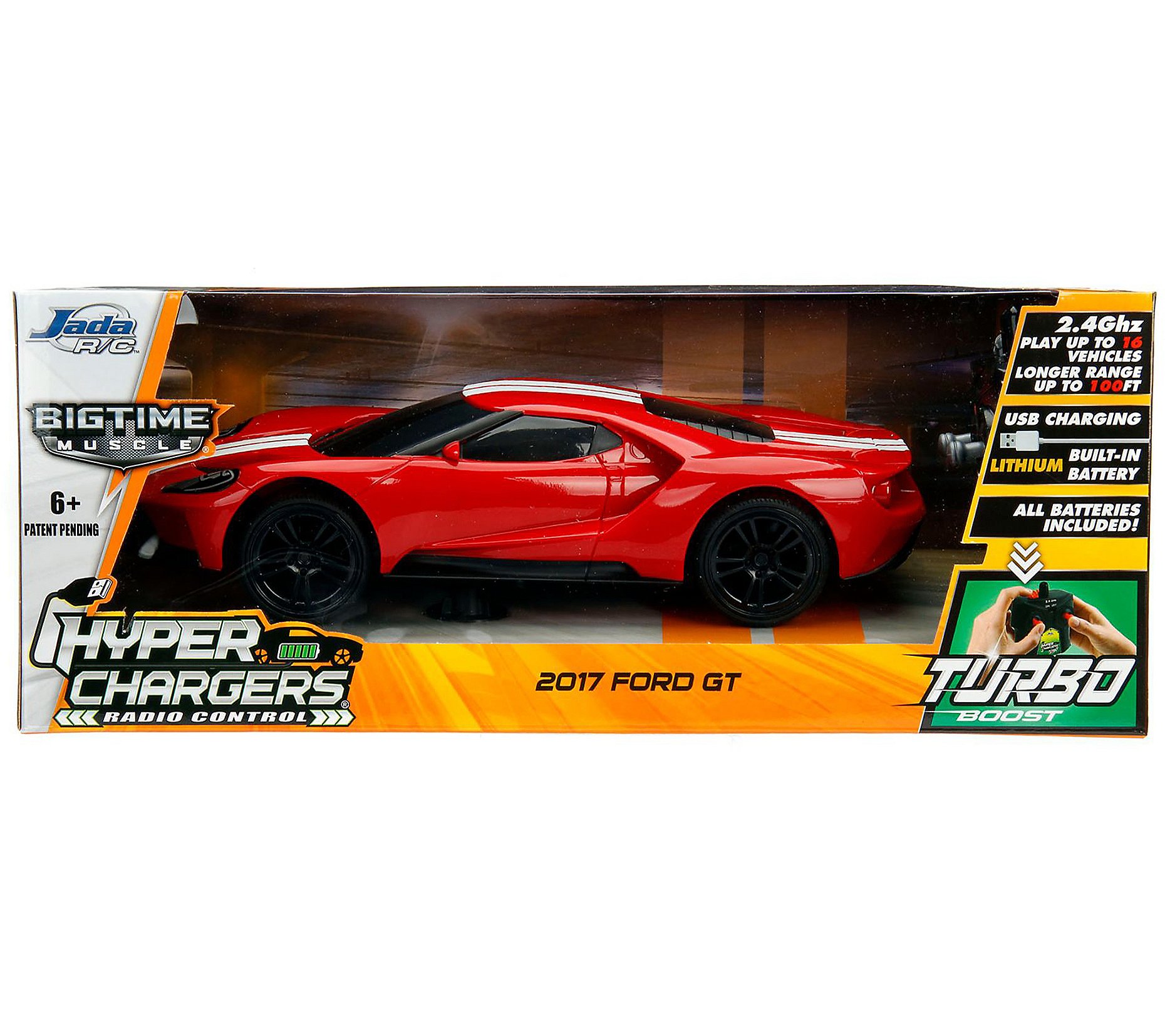 Jada Toys Big Time Muscle 1:16 Hyperchargers R C Mustang