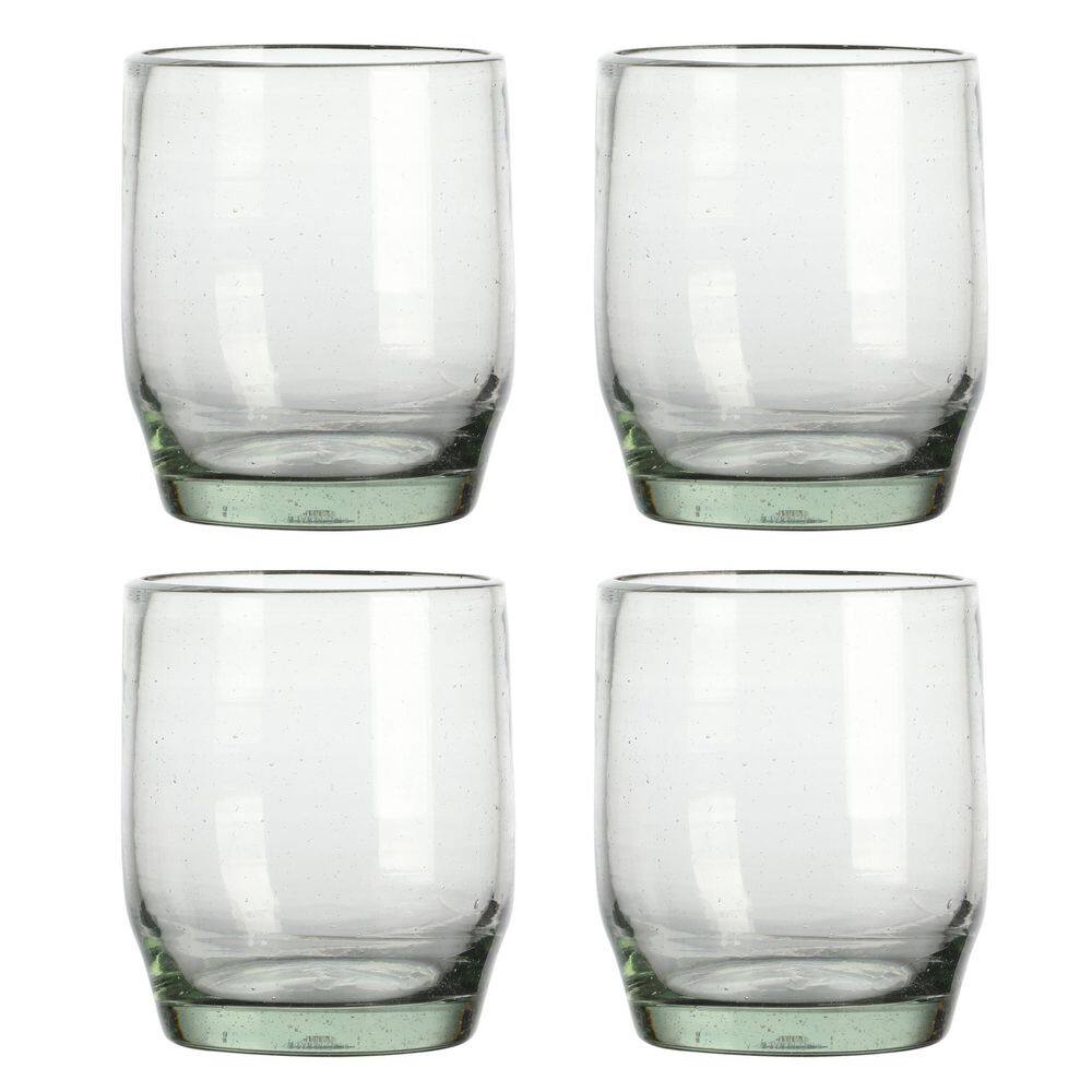 4-Piece 8.2 oz. Clear Glass Spanish Double Old Fashion Set 985118587M