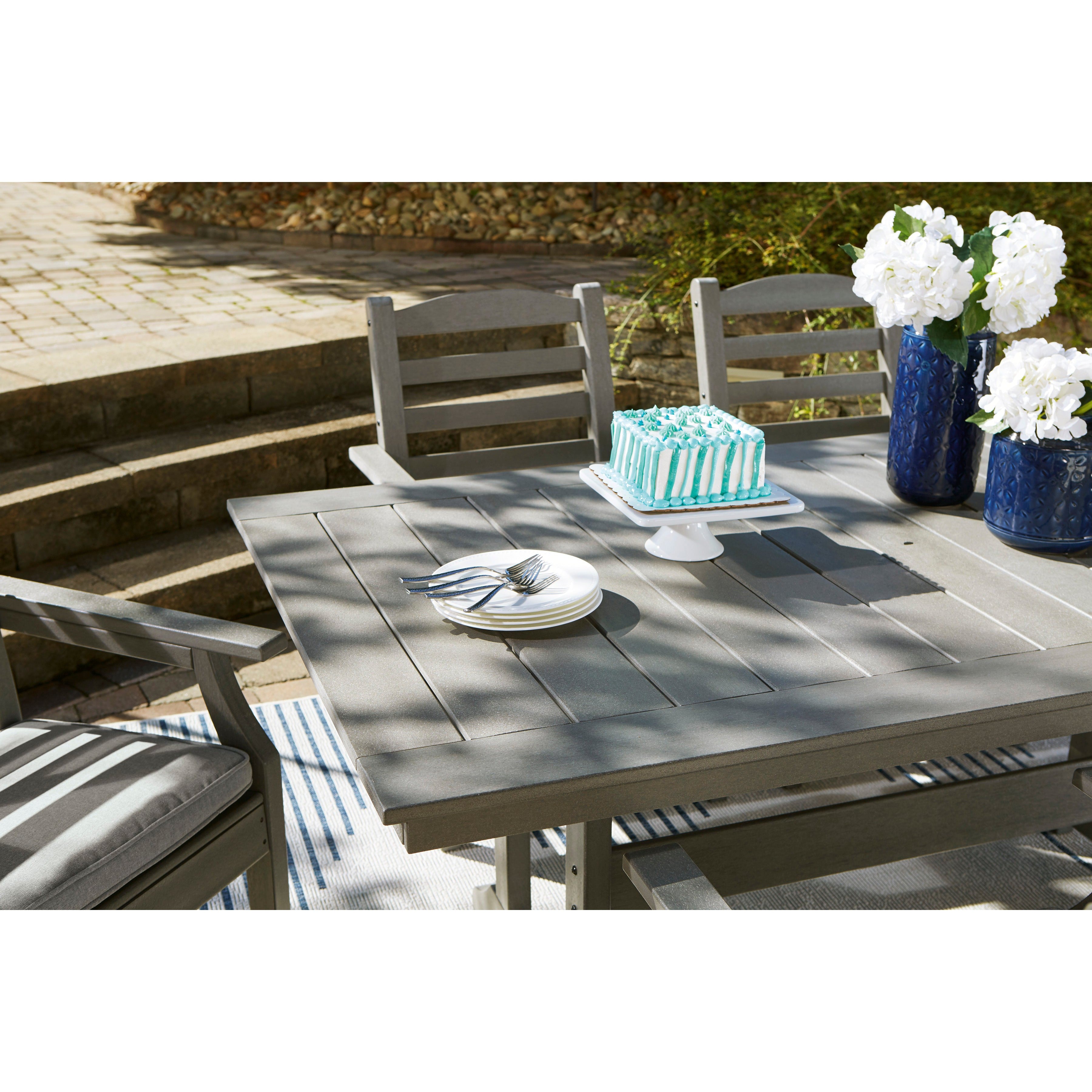 Poly Grey 7-Piece Outdoor Dining Set