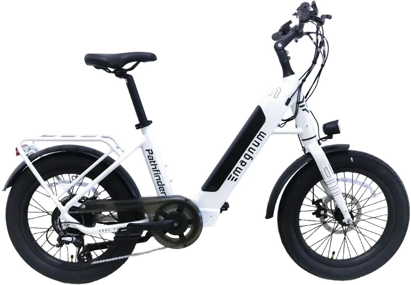 Magnum Pathfinder 36-Volt， 350W Electric Bike - Snow White