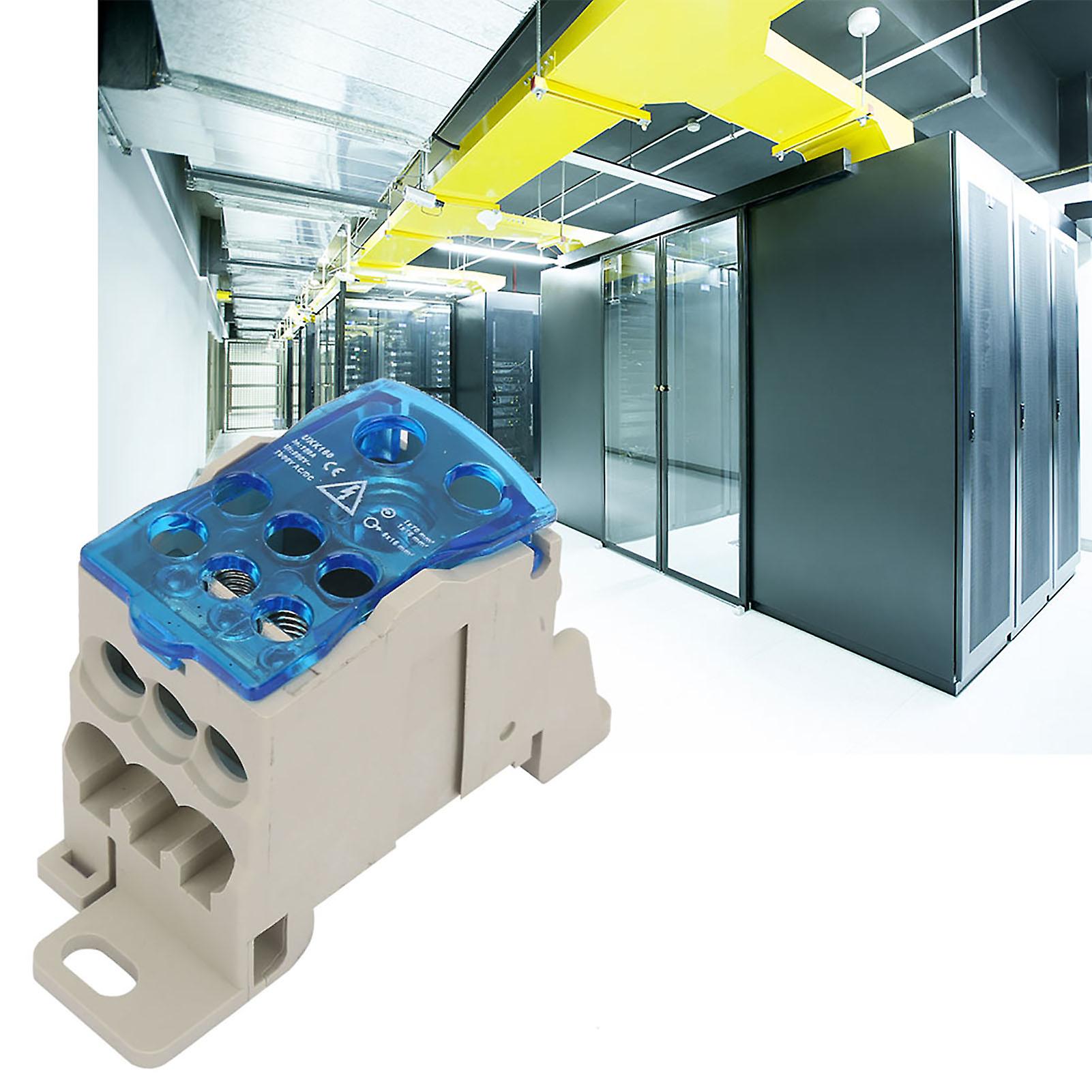 Din Rail Terminal Block Distribution Box Electric Wire Connector Universal Power Junction Box