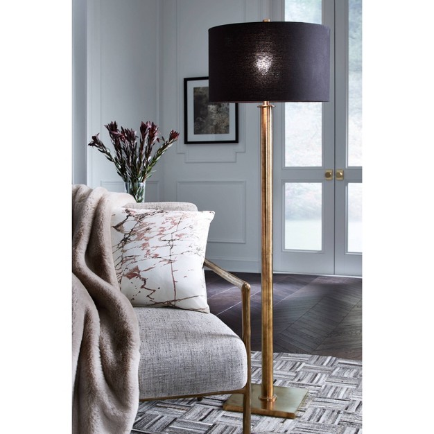 Jenton Metal Floor Lamp Antique Brass Signature Design By Ashley