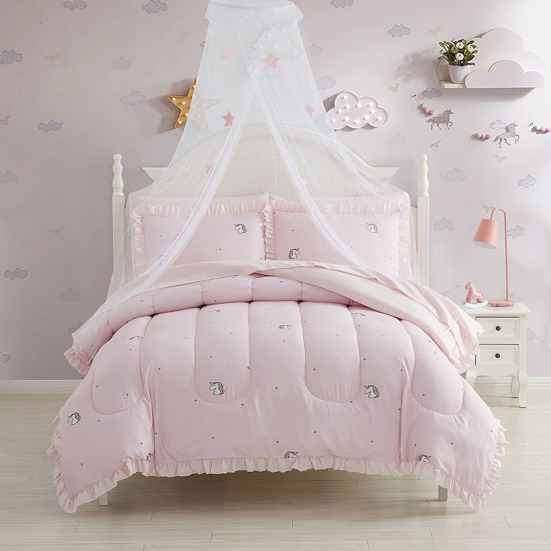 Sweet Home Collection Kid's Unicorn Comforter and Sheet Set