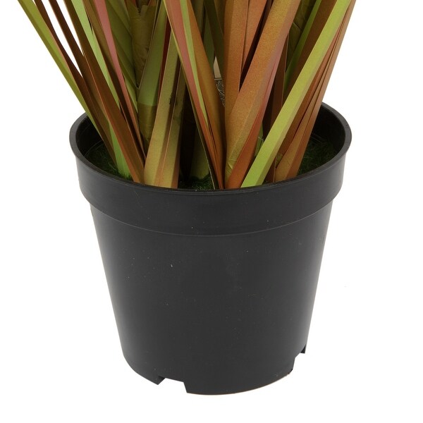 Vickerman 36 PVC Artificial Potted Mixed Brown Grass.