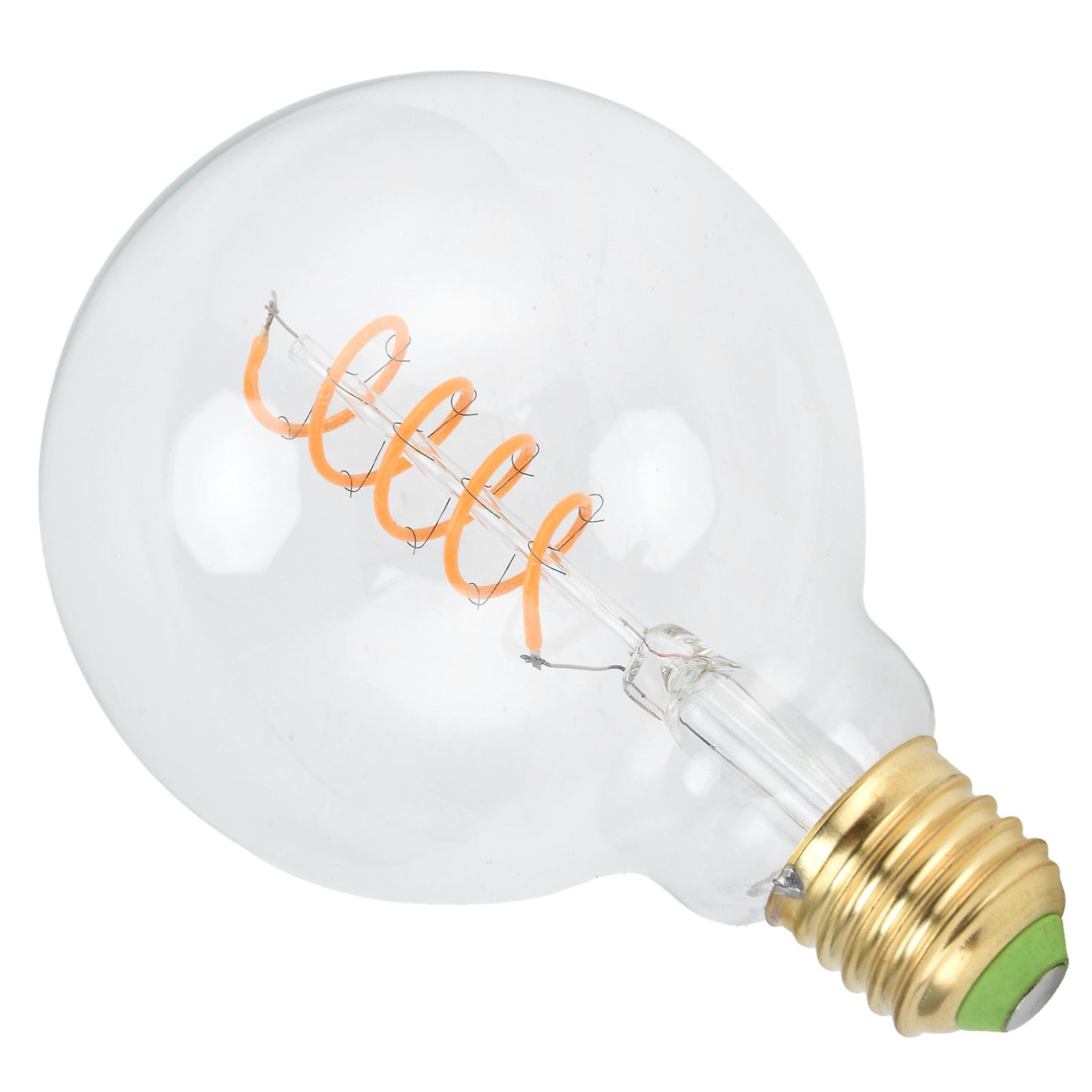 G95 LED Bulb 4W 220V Antique Style Dimmable Flexible ment Light Bulb Warm LightTransparent