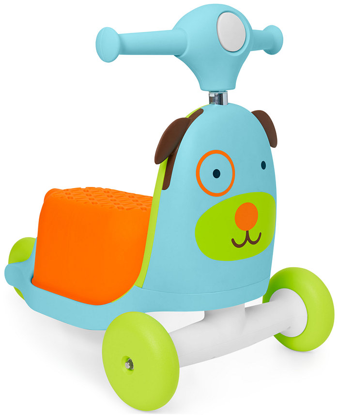 Skip Hop Zoo 3-in-1 Ride-On Dog Toy Scooter