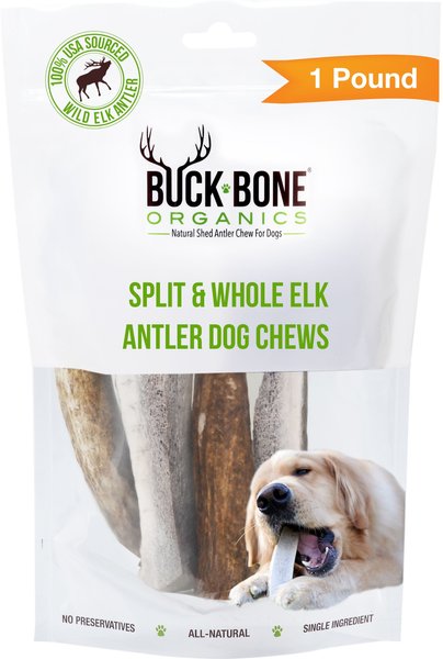 Buck Bone Organics Elk Antler Dog Chews