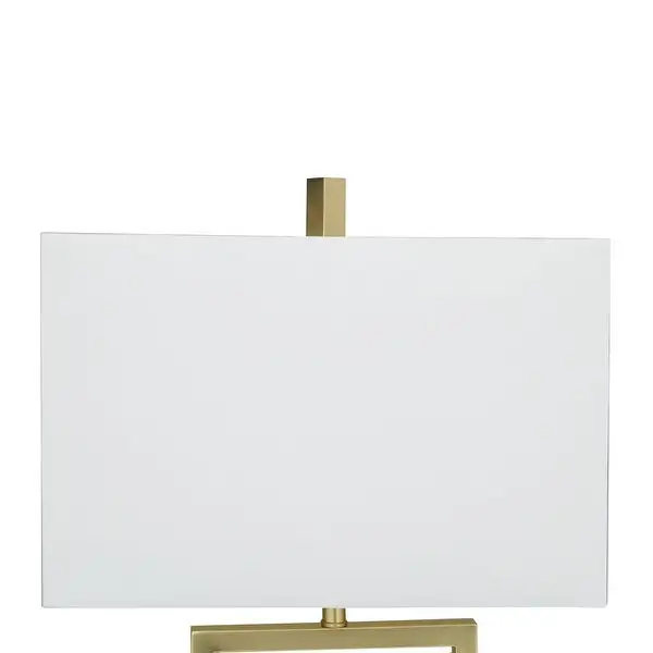 White Marble Modern Table Lamp