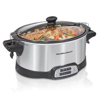 Hamilton Beach 6 qt. Stainless Steel Slow Cooker 33663