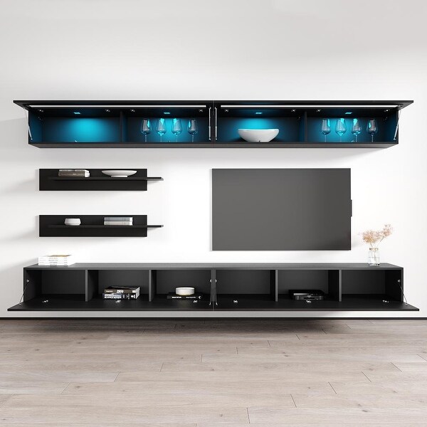 Fly I2 30TV Wall-mounted Floating Modern Entertainment Center