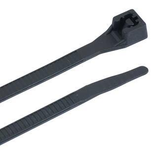 Gardner Bender 8 in. Cable Tie Black (100-Pack) 46-308UVB