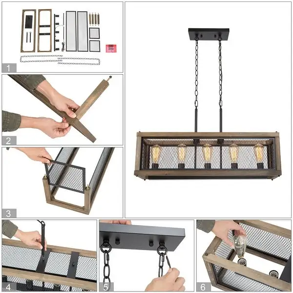 Campea Farmhouse 5-Light 31.5
