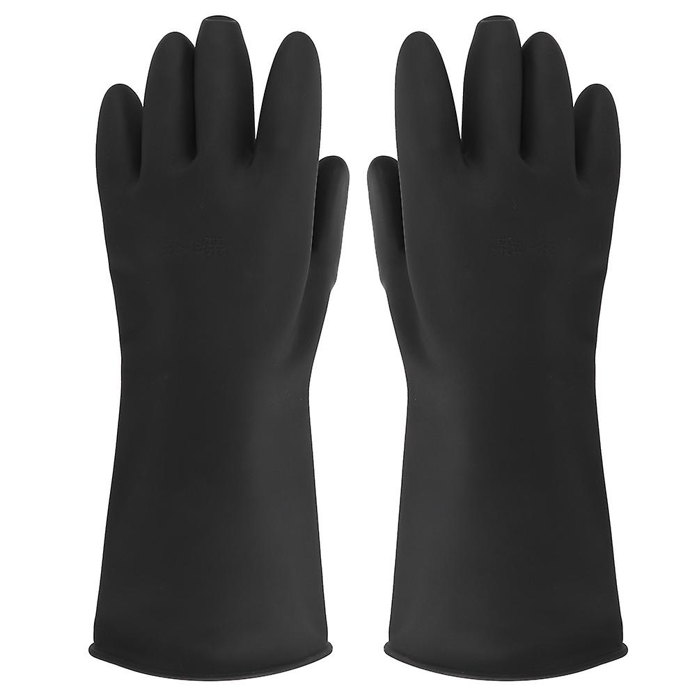 Chemical Protective Rubber Gloves Long Sleeve Acid And Alkali Resistance Insulation Equipment