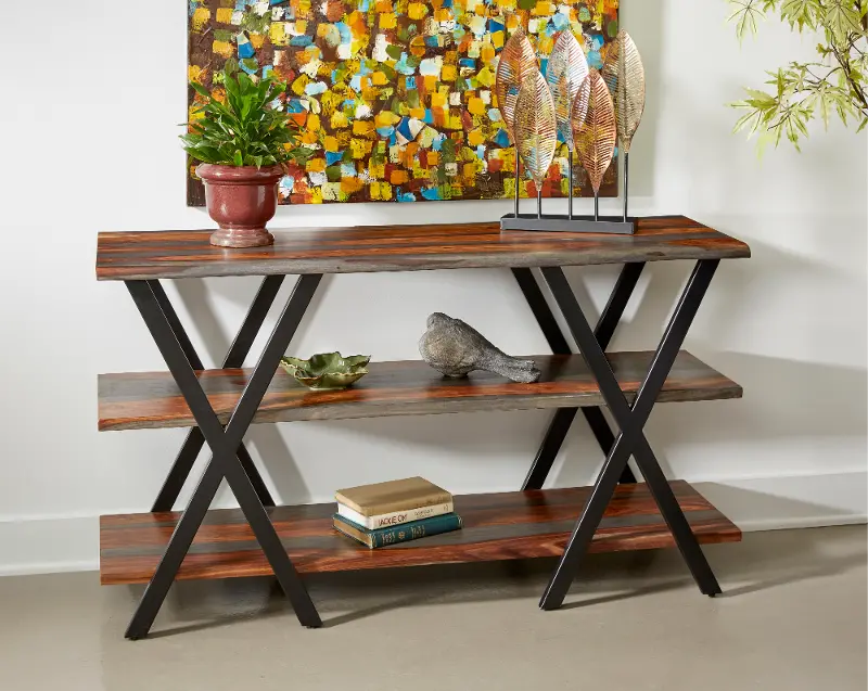 Sierra II Dark Brown Console Table