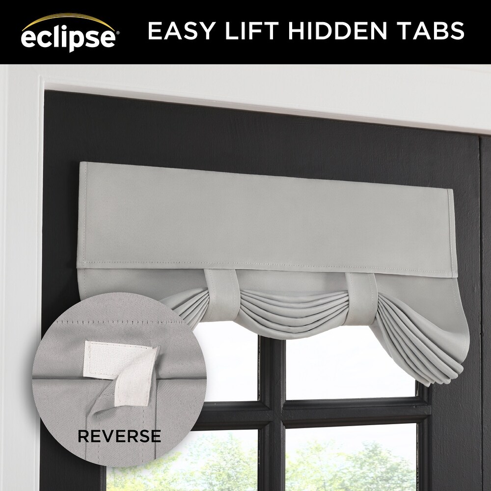 Eclipse Braylon Solid Blackout French Door Panel