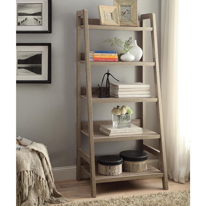 Linon Tracey Ladder Bookshelf