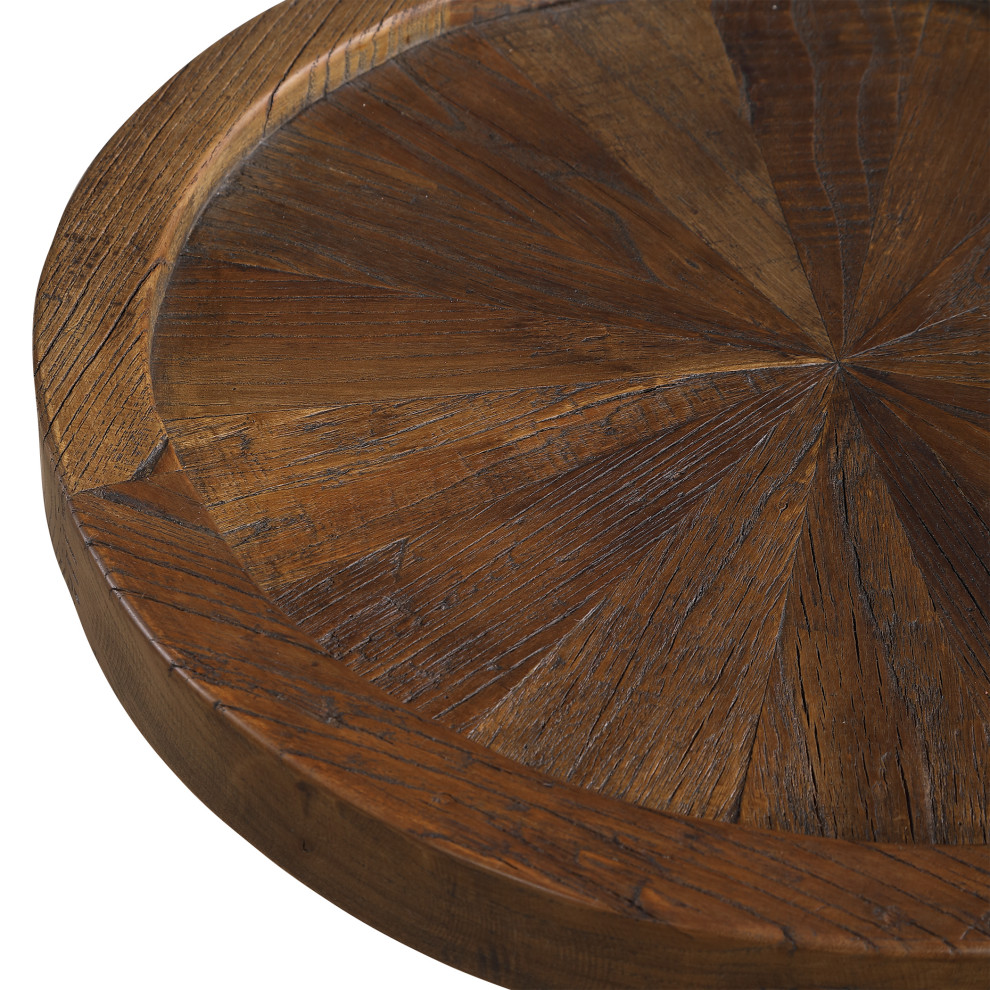 Uttermost Horton Rustic Accent Table   Industrial   Side Tables And End Tables   by HedgeApple  Houzz