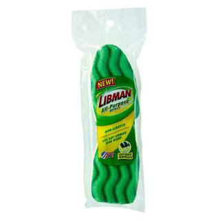 Libman All-Purpose Scrubbing Dish Wand Sponge Refills (8-Count) 1696