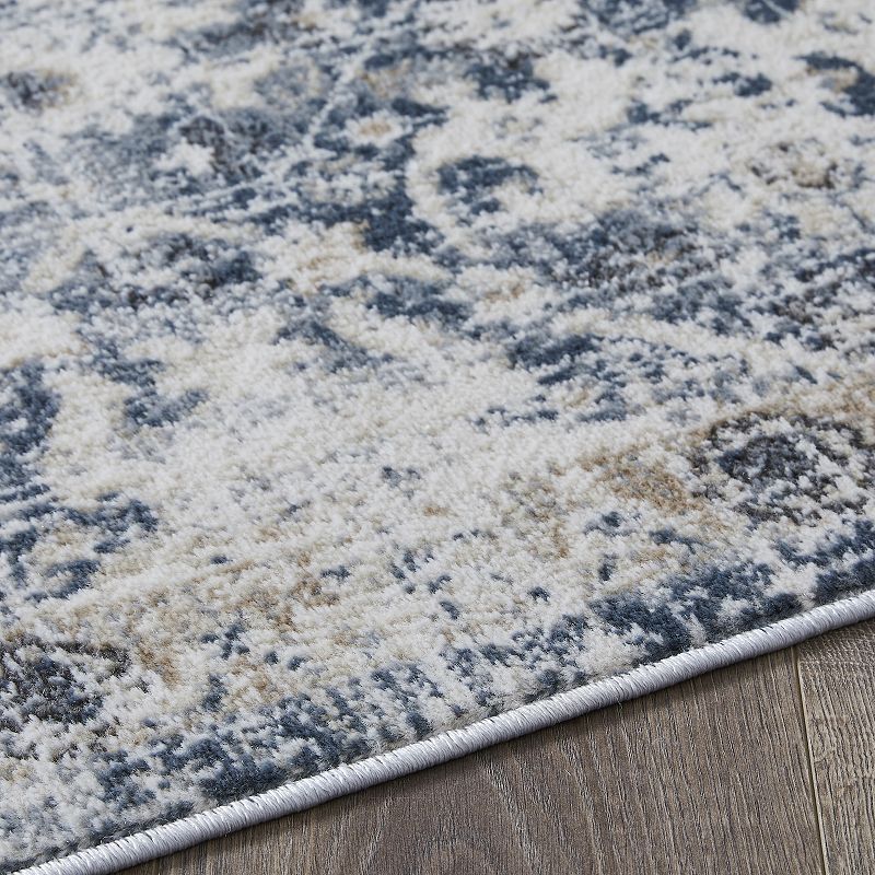 Loomaknoti Kehleigh Azb Blue Area Rug