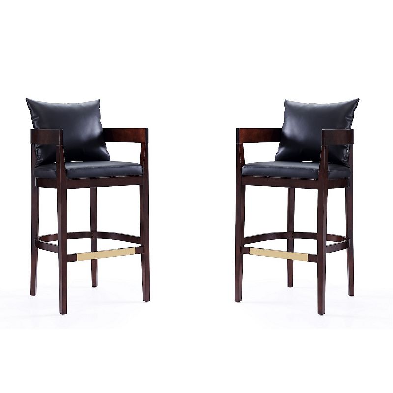 MANHATTAN COMFORT Ritz Bar Stool 2-piece Set