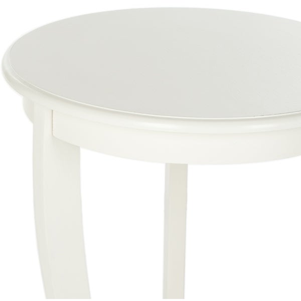 SAFAVIEH Cape Cod Cream Pedestal Side Table - 18.1