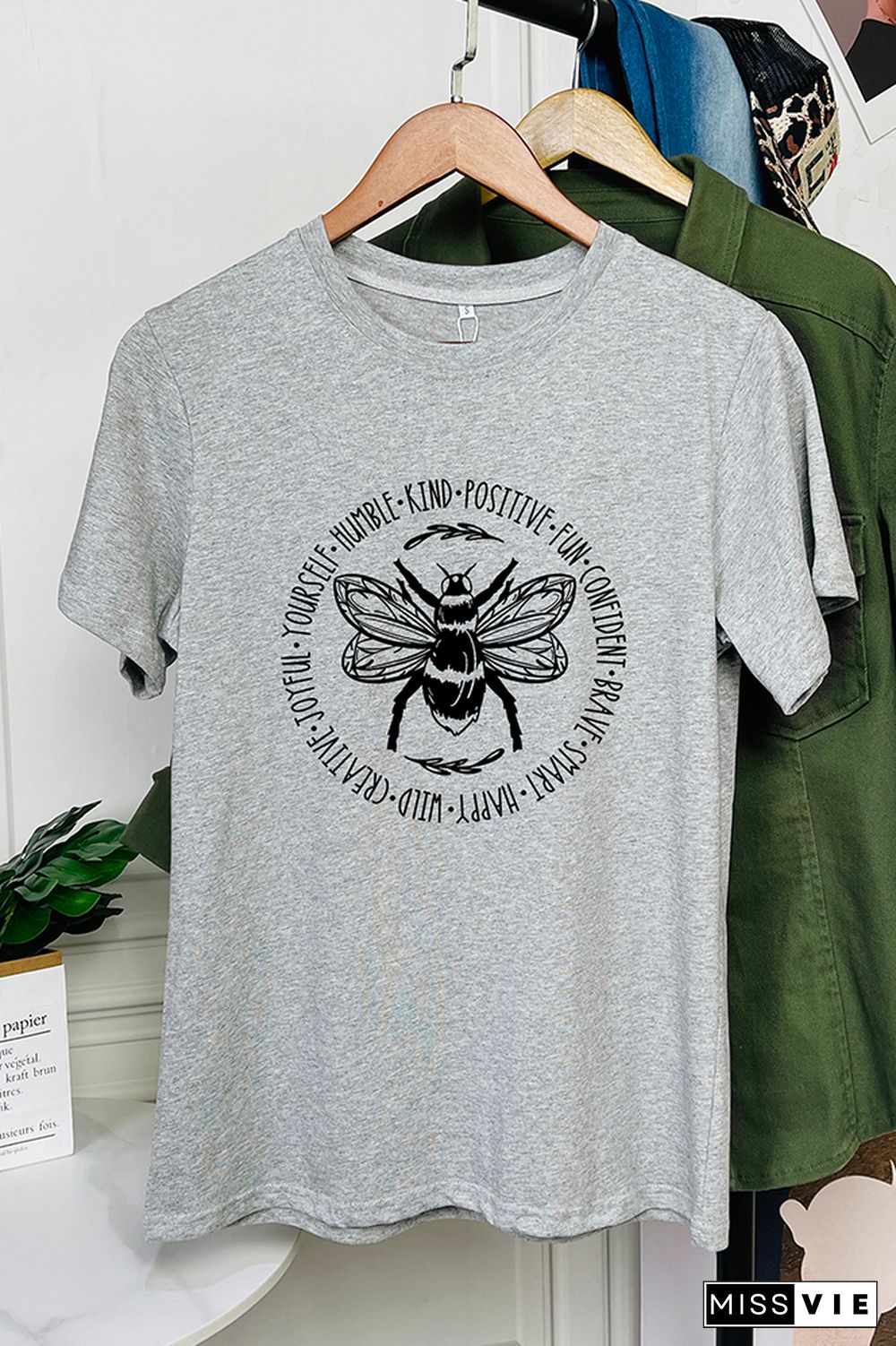 Bee Something Graphic T-Shirt Wholesale