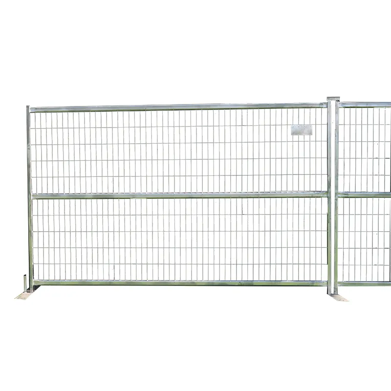 Canada Temporary Construction Fence Panels Hot Dipped Galvanized Temporary Fencing