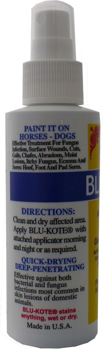 Dr. Naylor Blu-Kote Pump Farm First Aid， 4-oz bottle