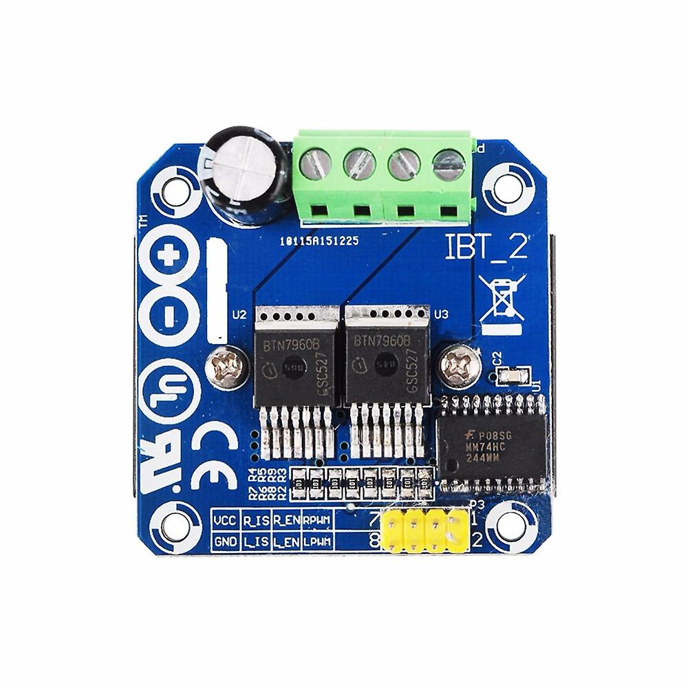 Born Pretty Rcmall 2pcs Double Bts7960b Dc 43a Stepper Motor Driver H-bridge Pwm For Arduino Smart Car Robot