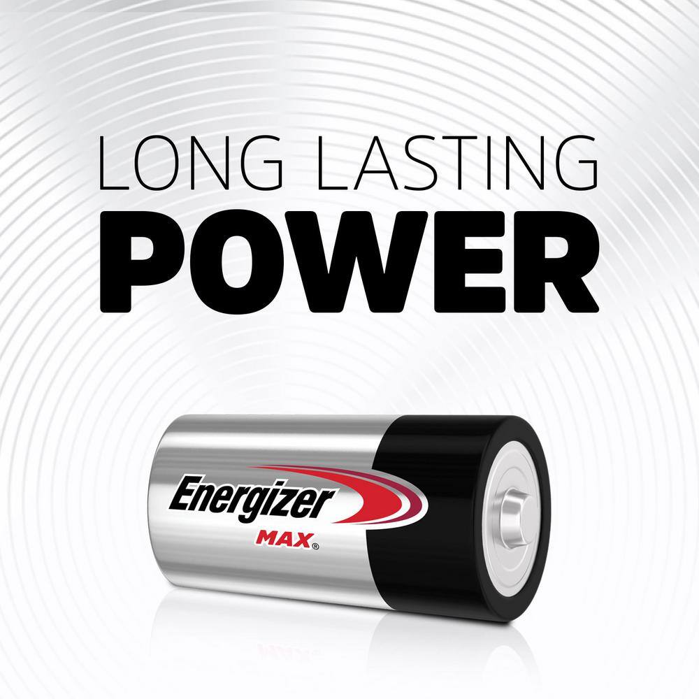 Energizer MAX C Batteries (4-Pack) C Cell Alkaline Batteries E93BP-4