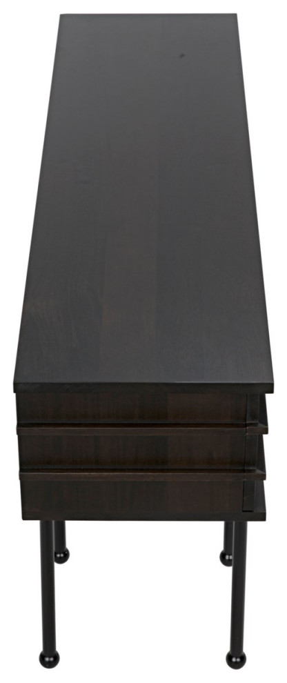 Olivier Console  Ebony Walnut   Transitional   Console Tables   by GreatFurnitureDeal  Houzz