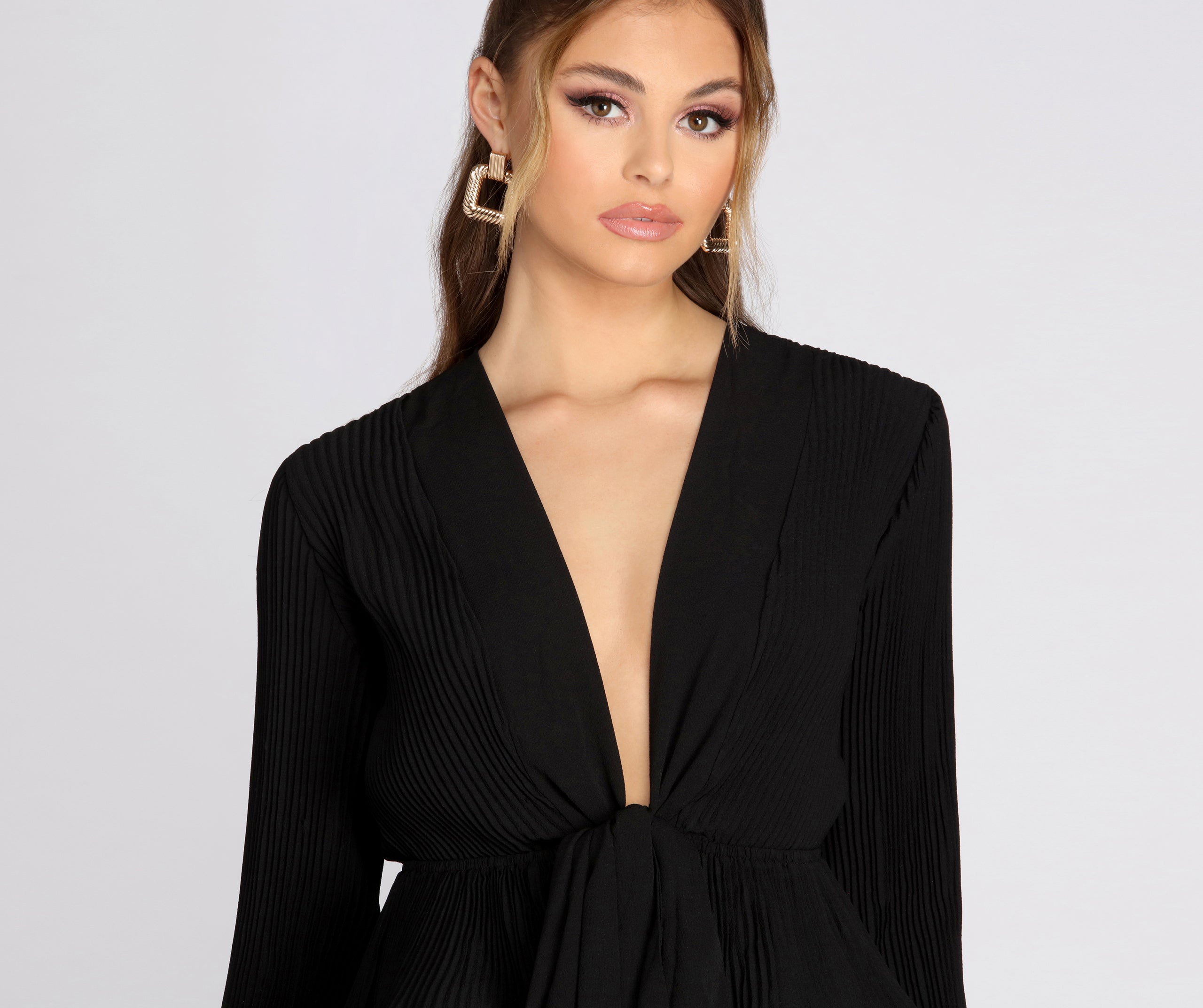 Bring The Drama Peplum Top